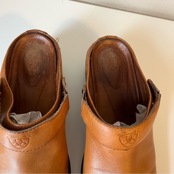 Ariat Leather Santa Cruz Slingback Mules size 8B Women’s - Picture 5 of 9